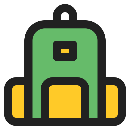 rucksack Generic Outline Color icon