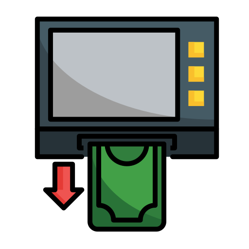 Atm machine Generic Outline Color icon