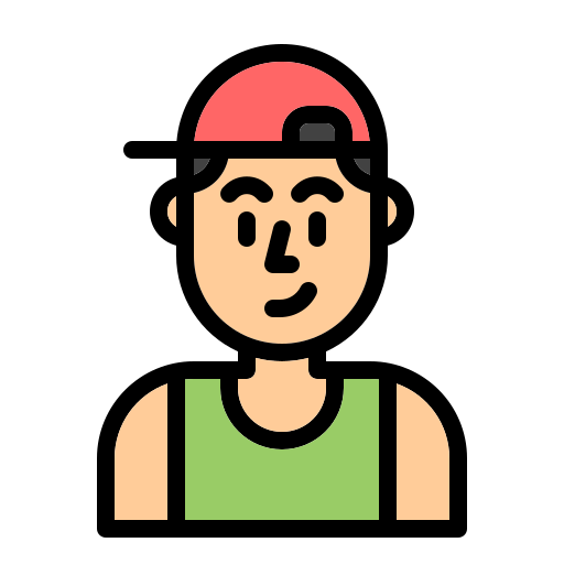 Boy Generic Outline Color icon