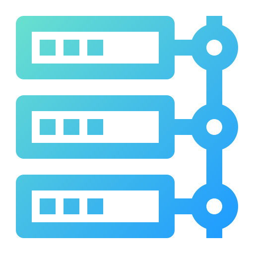 Database Generic Gradient icon