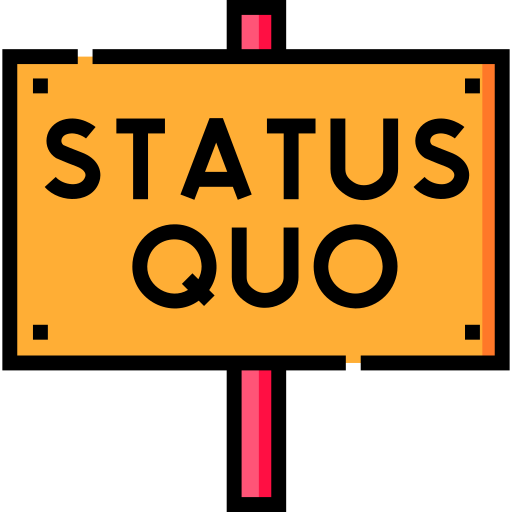 status quo Detailed Straight Lineal color ikona