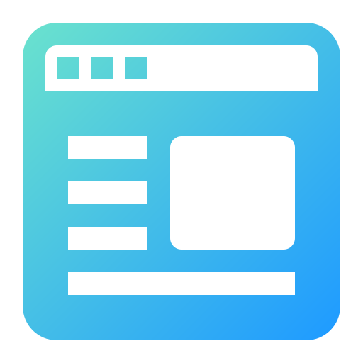 drahtmodell Generic Flat Gradient icon