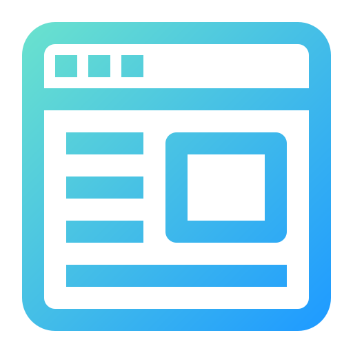 Wireframe Generic Gradient icon