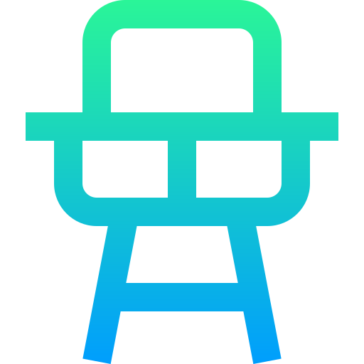 의자 Super Basic Straight Gradient icon