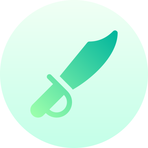 miecz Basic Gradient Circular ikona