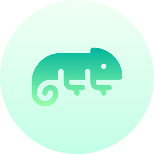 Chameleon Basic Gradient Circular icon