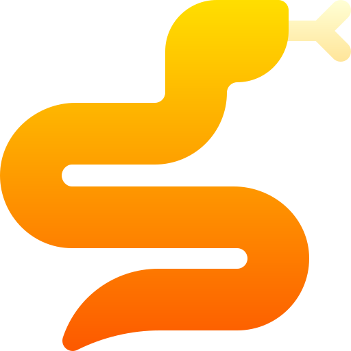 Змея Basic Gradient Gradient иконка
