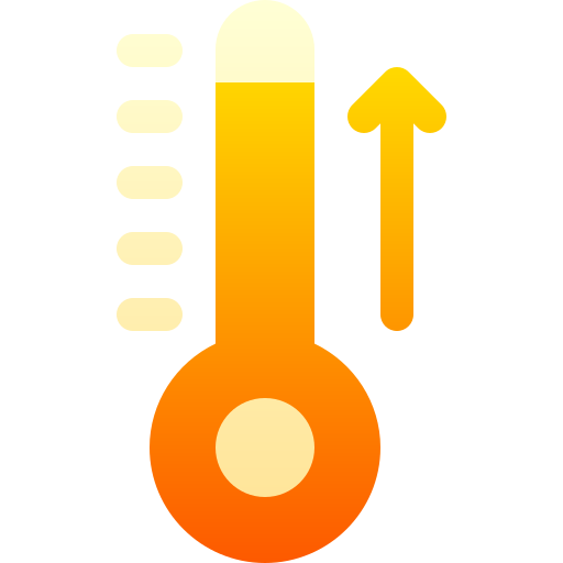 Thermometer Basic Gradient Gradient icon
