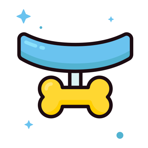 Dog collar Generic Outline Color icon