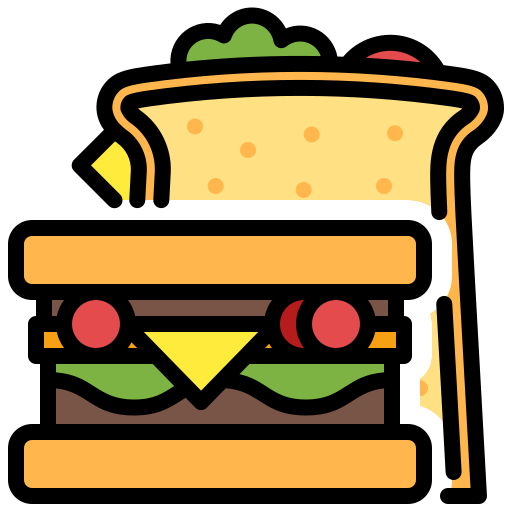 sandwich Generic Outline Color icoon