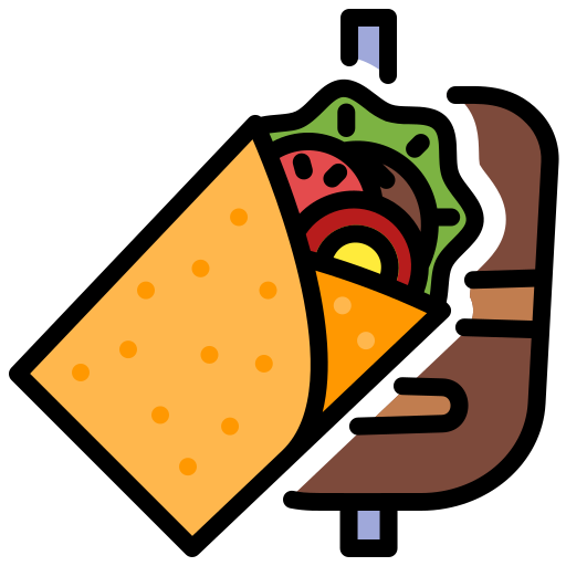 kebab Generic Outline Color icoon