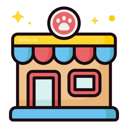 Pet shop Generic Outline Color icon
