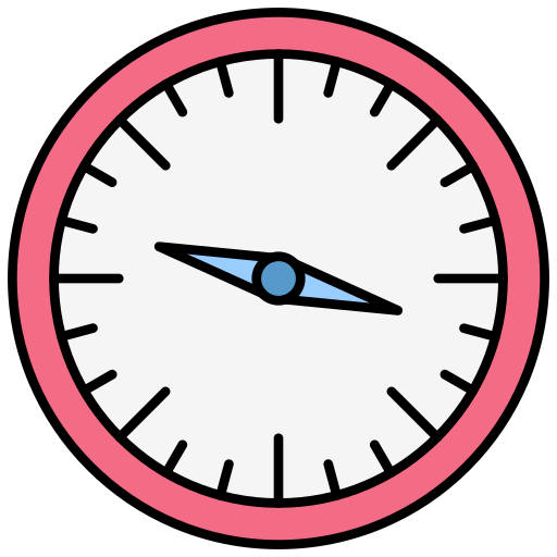 kompass Generic Thin Outline Color icon