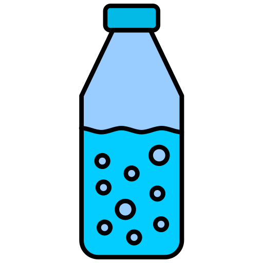 Water bottle Generic Thin Outline Color icon