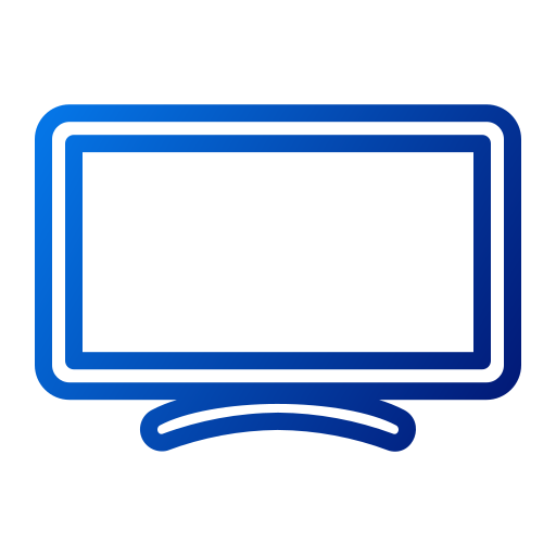 televisie Generic Gradient icoon