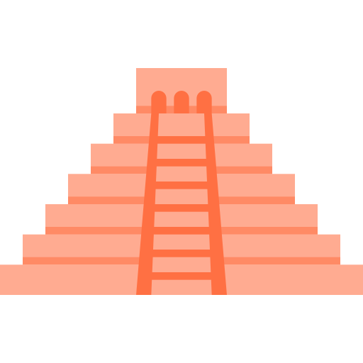 piramide van chichen itza Generic Flat icoon