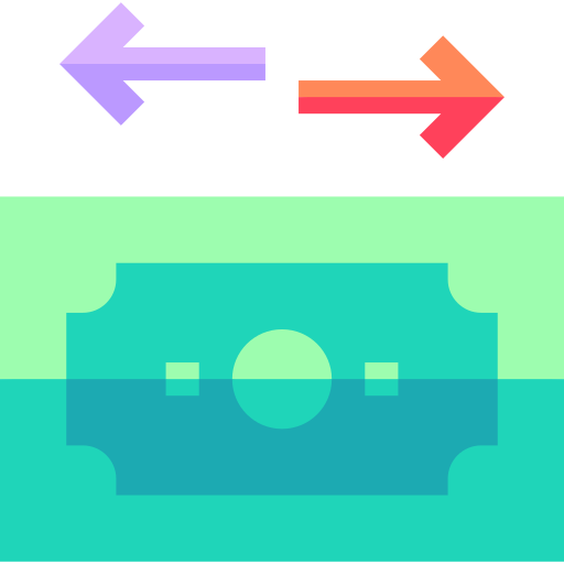 両替 Basic Straight Flat icon
