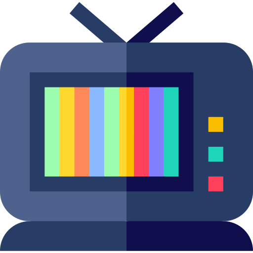 pantalla de televisión Basic Straight Flat icono