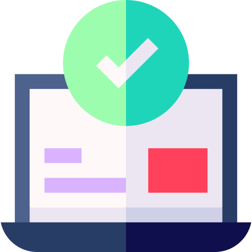 Online booking Basic Straight Flat icon