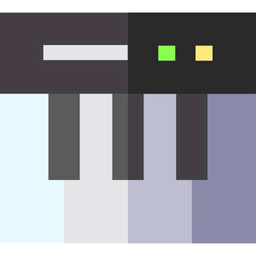 피아노 Basic Straight Flat icon