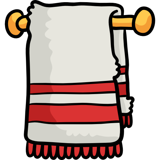 Towel Hand Drawn Color icon
