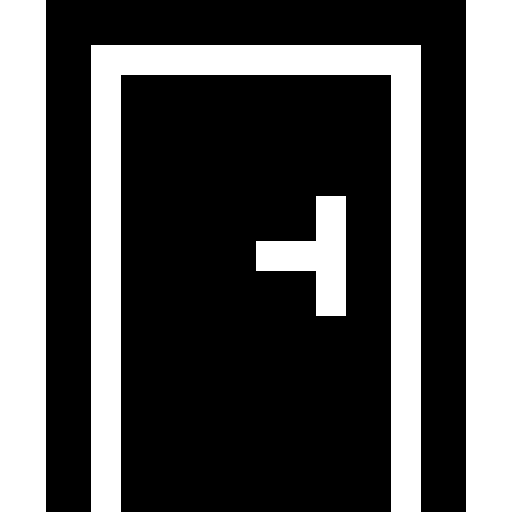 türöffnung Basic Straight Filled icon