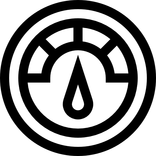 スピードメーター Basic Straight Lineal icon