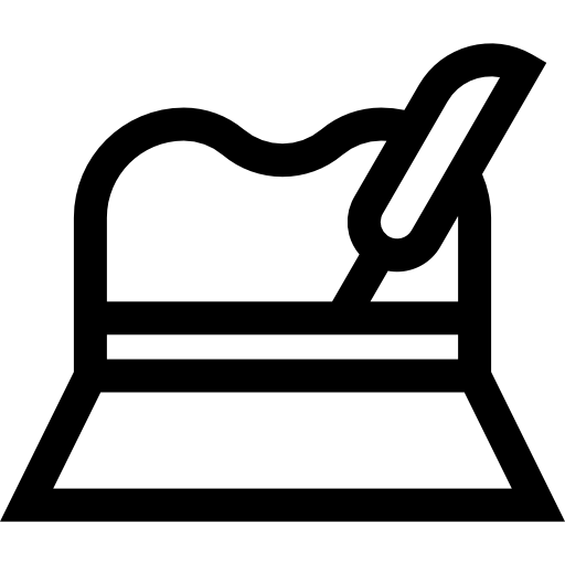 kapelusz Basic Straight Lineal ikona