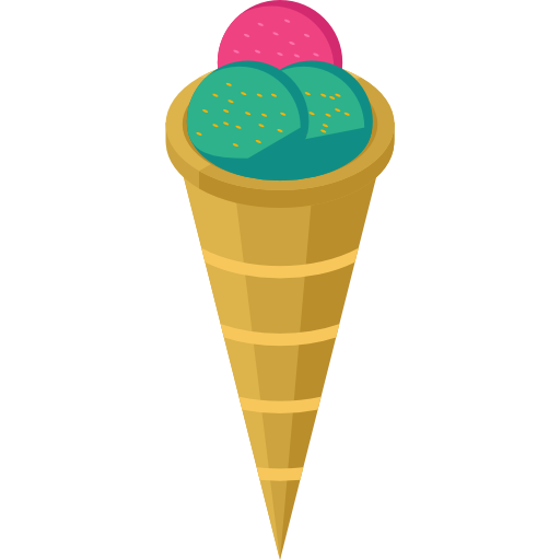 helado Roundicons Premium Isometric icono