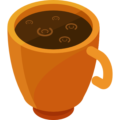 koffie Roundicons Premium Isometric icoon
