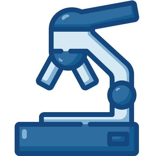 Microscope Generic Blue icon