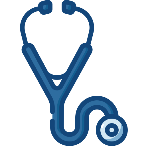 Stethoscope Generic Blue icon