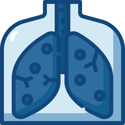 肺 Generic Blue icon