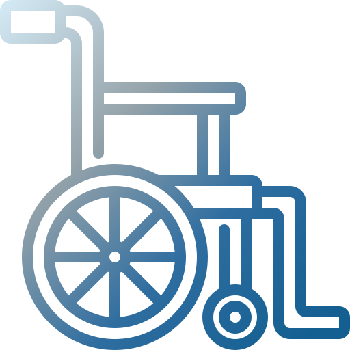Инвалидное кресло Generic Gradient иконка
