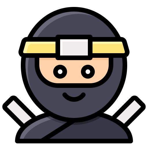 ninja Generic Outline Color Ícone