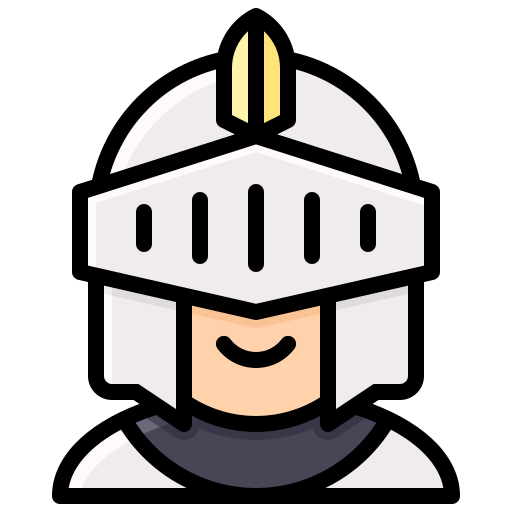 騎士 Generic Outline Color icon