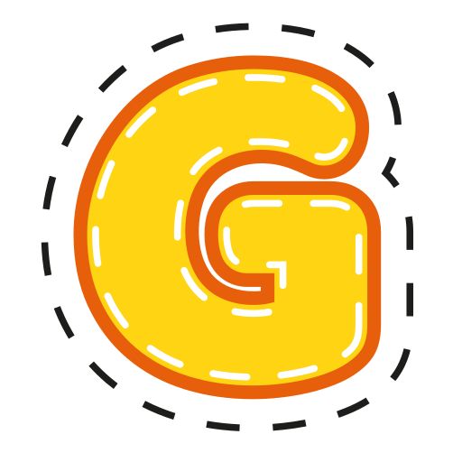 Буква g Generic Outline Color иконка