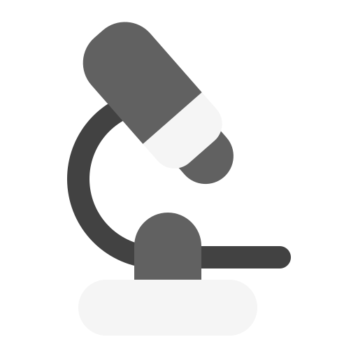 mikroskop Generic Flat ikona