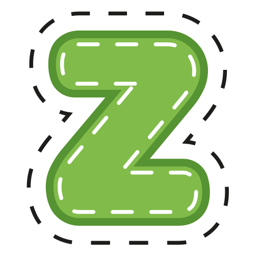 Letter z Generic Outline Color icon