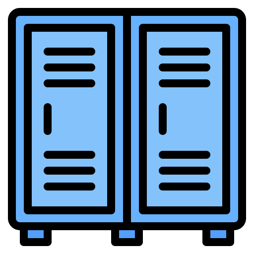 Locker Generic Outline Color icon