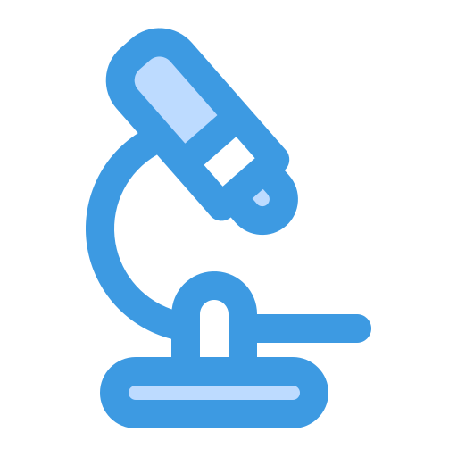 Microscope Generic Blue icon