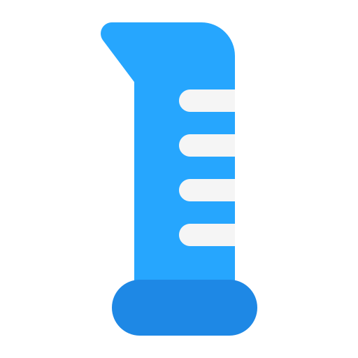 cylinder z podziałką Generic Flat ikona
