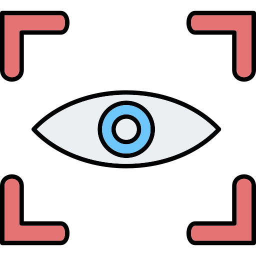 retina Generic Thin Outline Color icona
