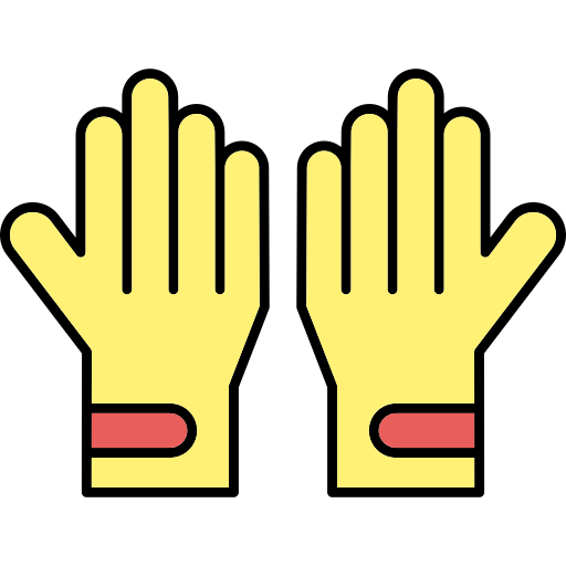 rękawice Generic Thin Outline Color ikona