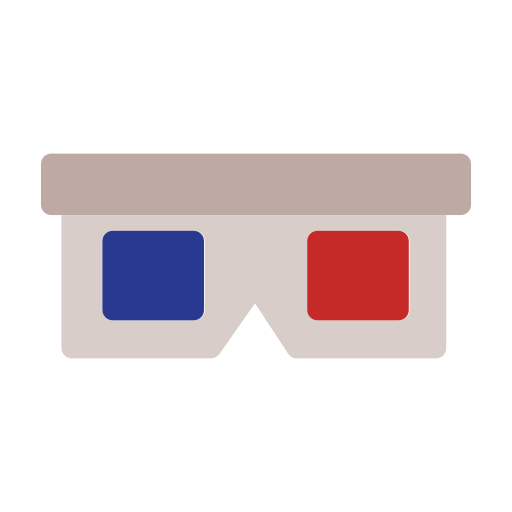 3d glasses Generic Flat icon