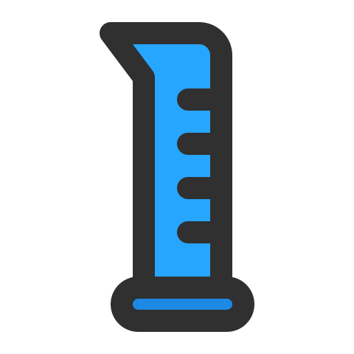 messzylinder Generic Outline Color icon