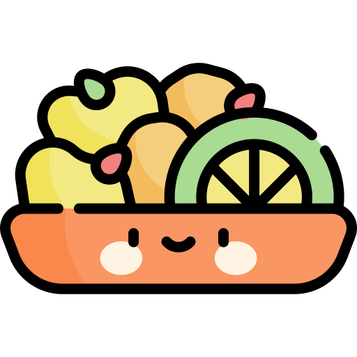 mango Kawaii Lineal color icono