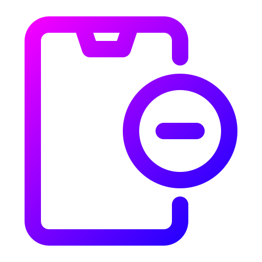 삭제 Generic Gradient icon