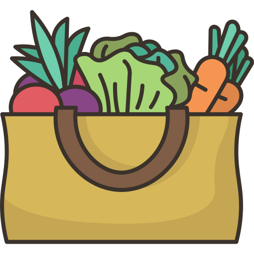 Vegetable Amethys Design Lineal Color icon