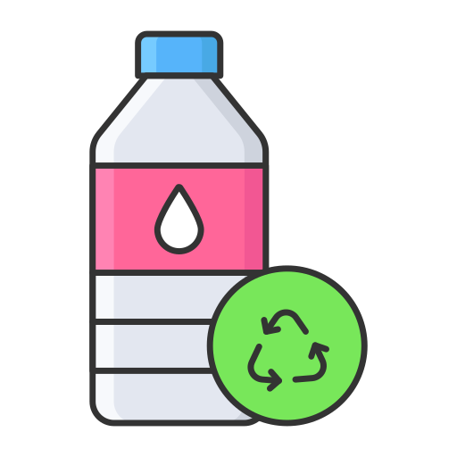 リサイクルボトル Generic Thin Outline Color icon
